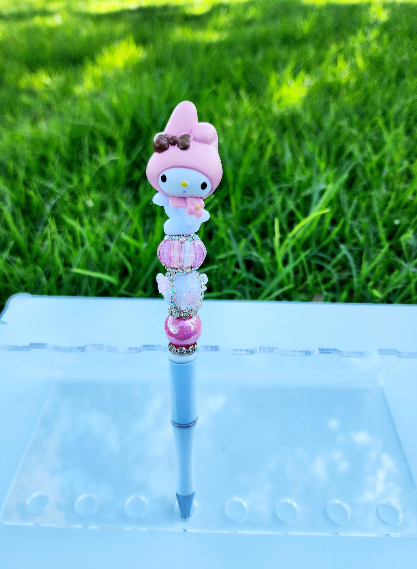 Doorable Pens, Character Pens, Beaded Pens, Gifts, (Kitty, Melody)