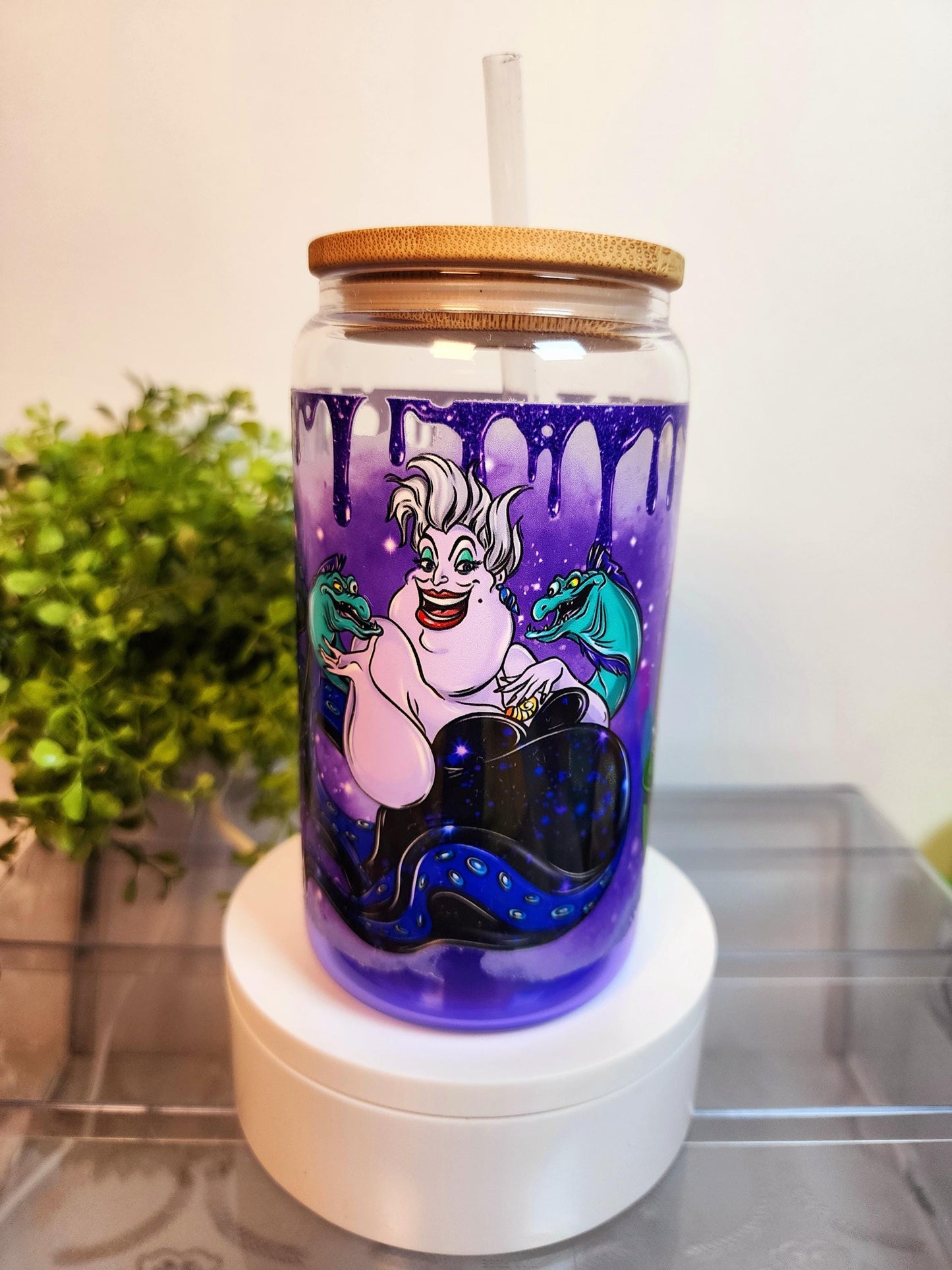 Ursula Cup/Tumbler/Can, (16 oz.) Comes with lid and straw