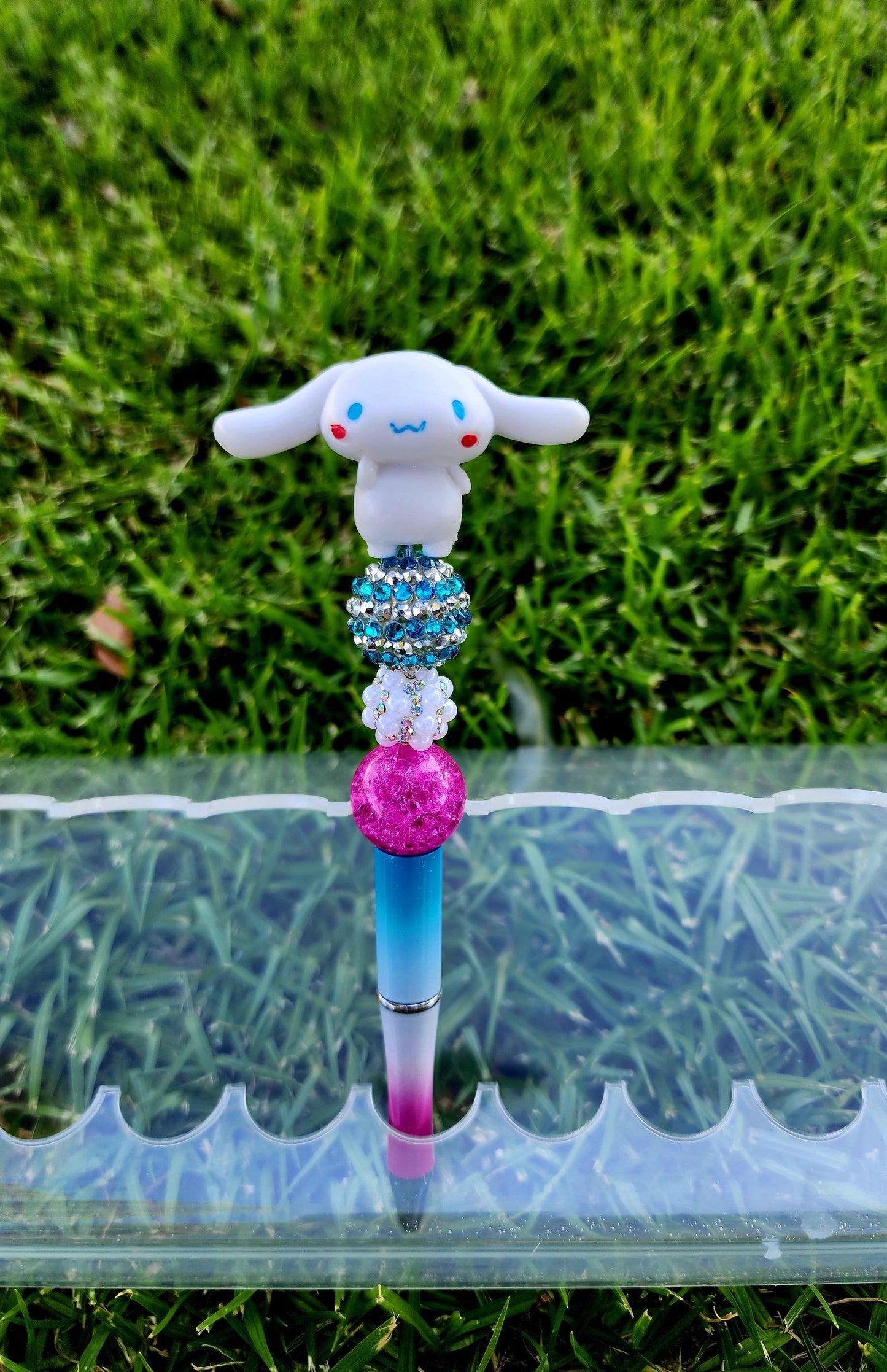 Doorable Pens, Character Pens, Beaded Pens, Gifts, (Kitty, Cinnamoroll, Pochacco)