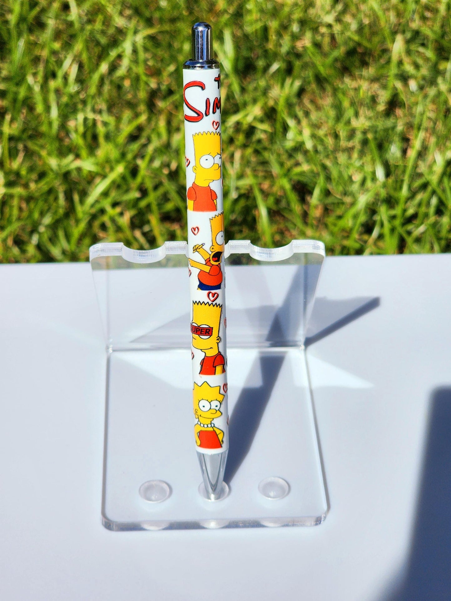 UV DTF Character Pens, Gifts, The Simpsons, Bart, Lisa