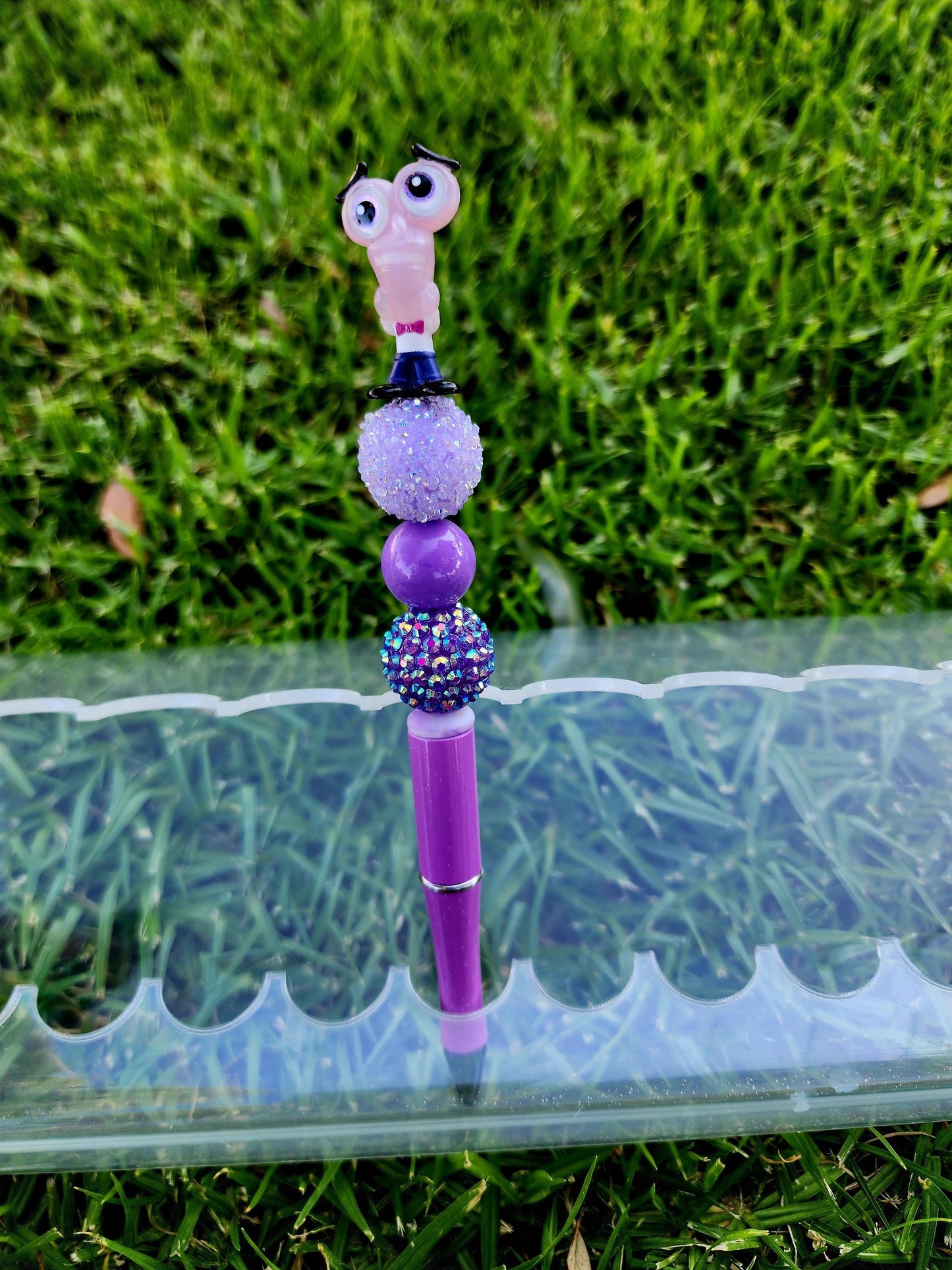 Doorable Pens, Character Pens, Beaded Pens, Gifts, Inside Out, Disgust, Joy, Fear, Sadness
