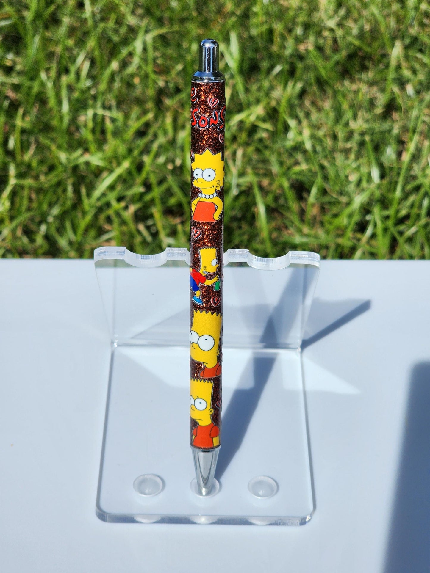 UV DTF Character Pens, Gifts, The Simpsons, Bart, Lisa