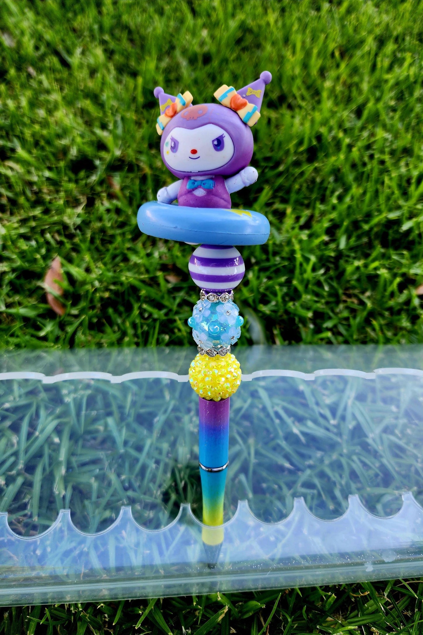 Doorable Pens, Character Pens, Beaded Pens, Gifts, (Kitty, Twins, Cinnamoroll, Kuromi)