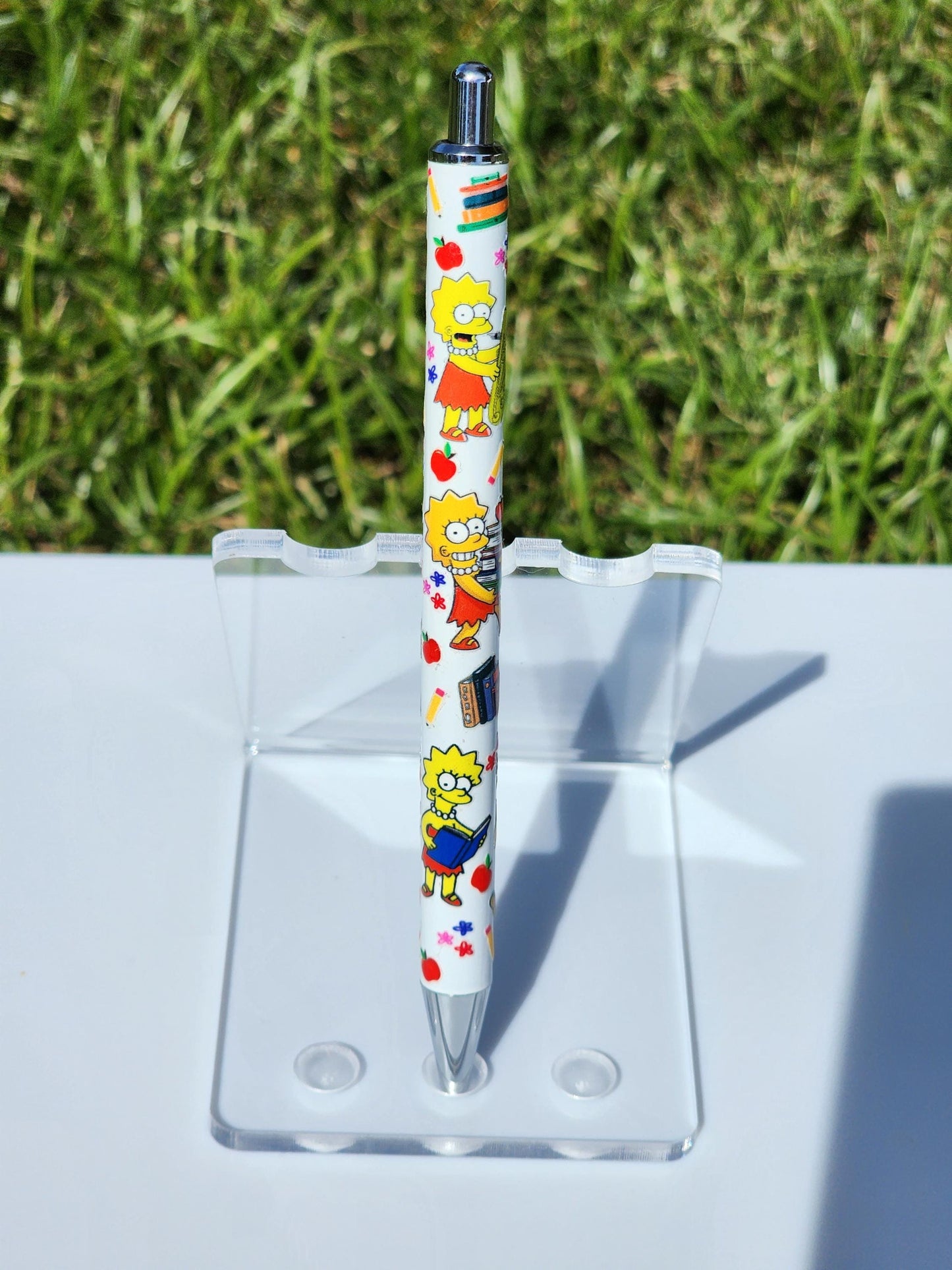 UV DTF Character Pens, Gifts, The Simpsons, Bart, Lisa