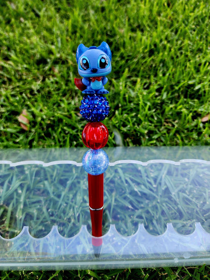 Doorable Pens, Character Pens, Beaded Pens, Gifts, Stitch