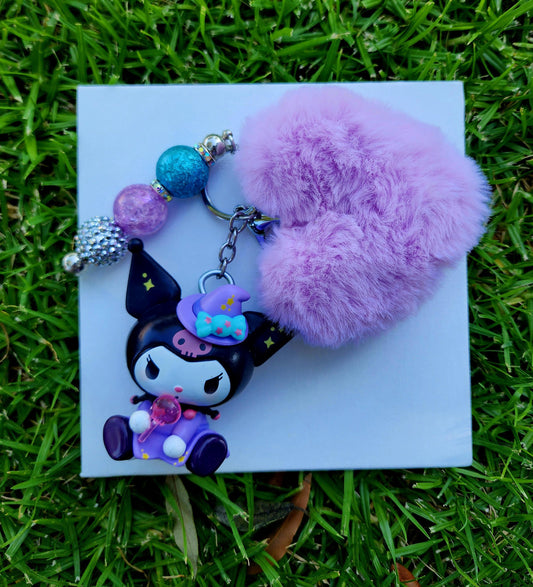Doorable, Character, Beaded Keychains, Gifts, Kitty, Kuromi
