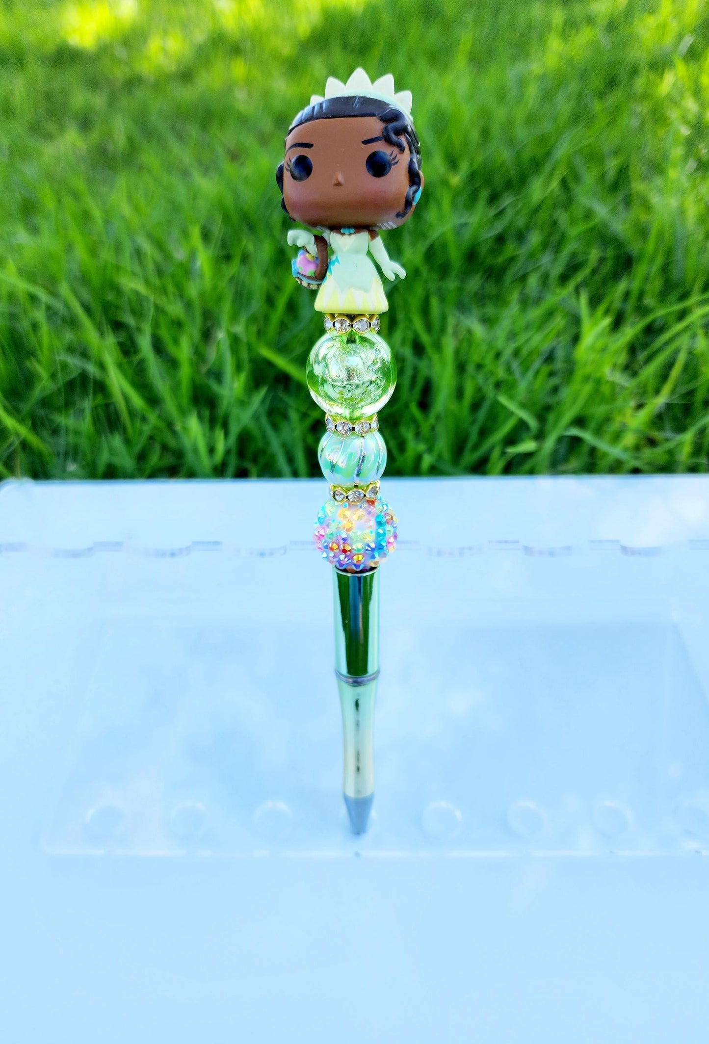 Doorable Pens, Character Pens, Beaded Pens, Gifts, Princess, Cinderella, Rapunzel, Jasmine, Ariel, Tiana, Belle, Disney Funko Pop Minis