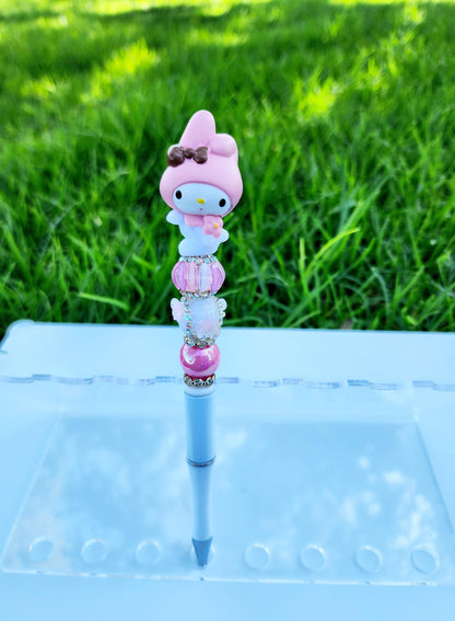 Doorable Pens, Character Pens, Beaded Pens, Gifts, (Kitty, Melody)
