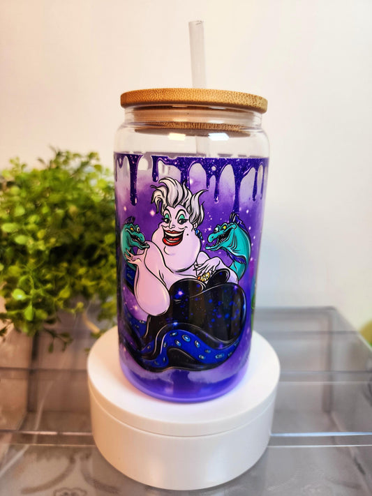 Ursula Cup/Tumbler/Can, (16 oz.) Comes with lid and straw