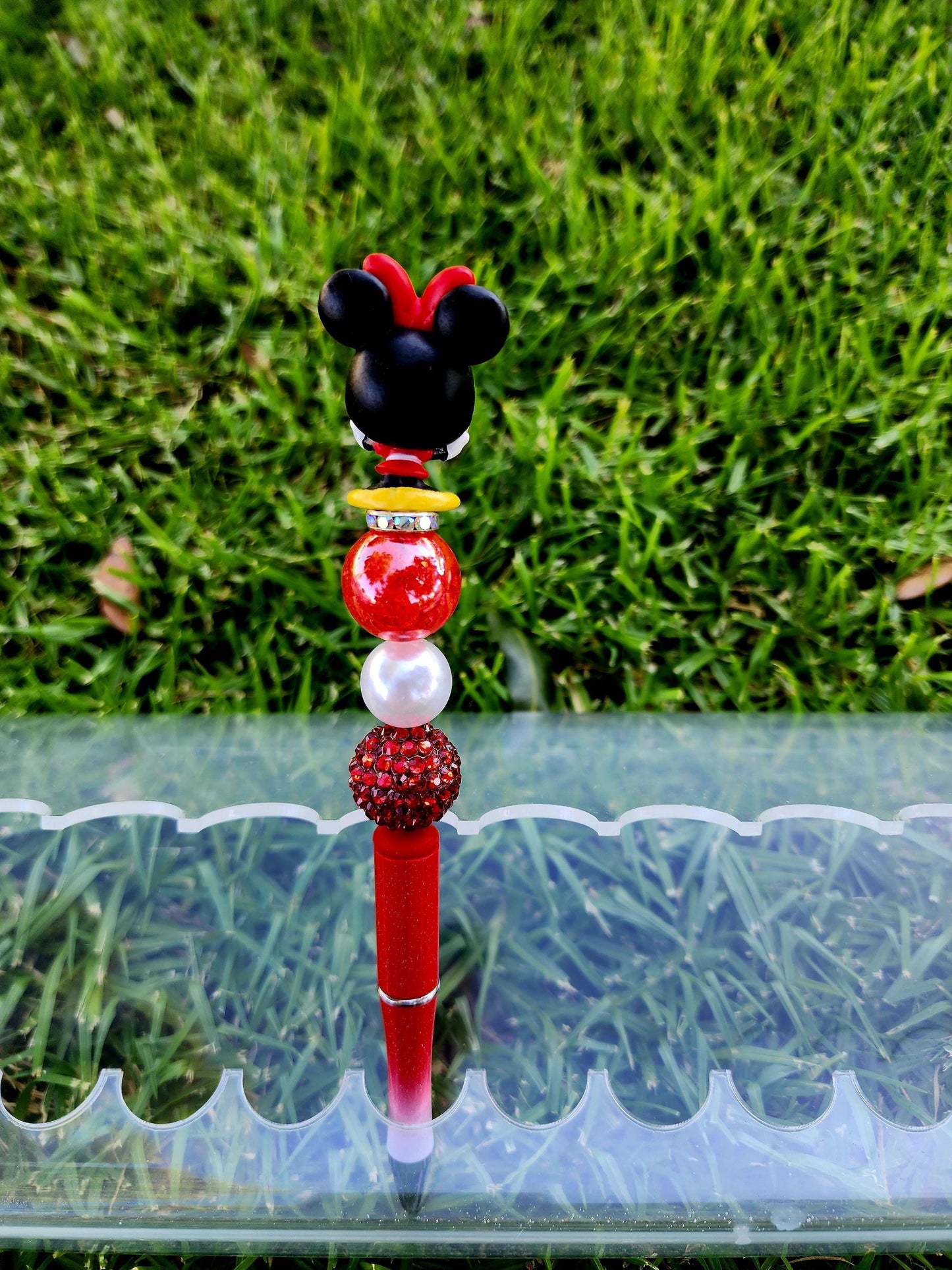 Doorable Pens, Character Pens, Beaded Pens, Gifts, Disney, Minnie Mouse