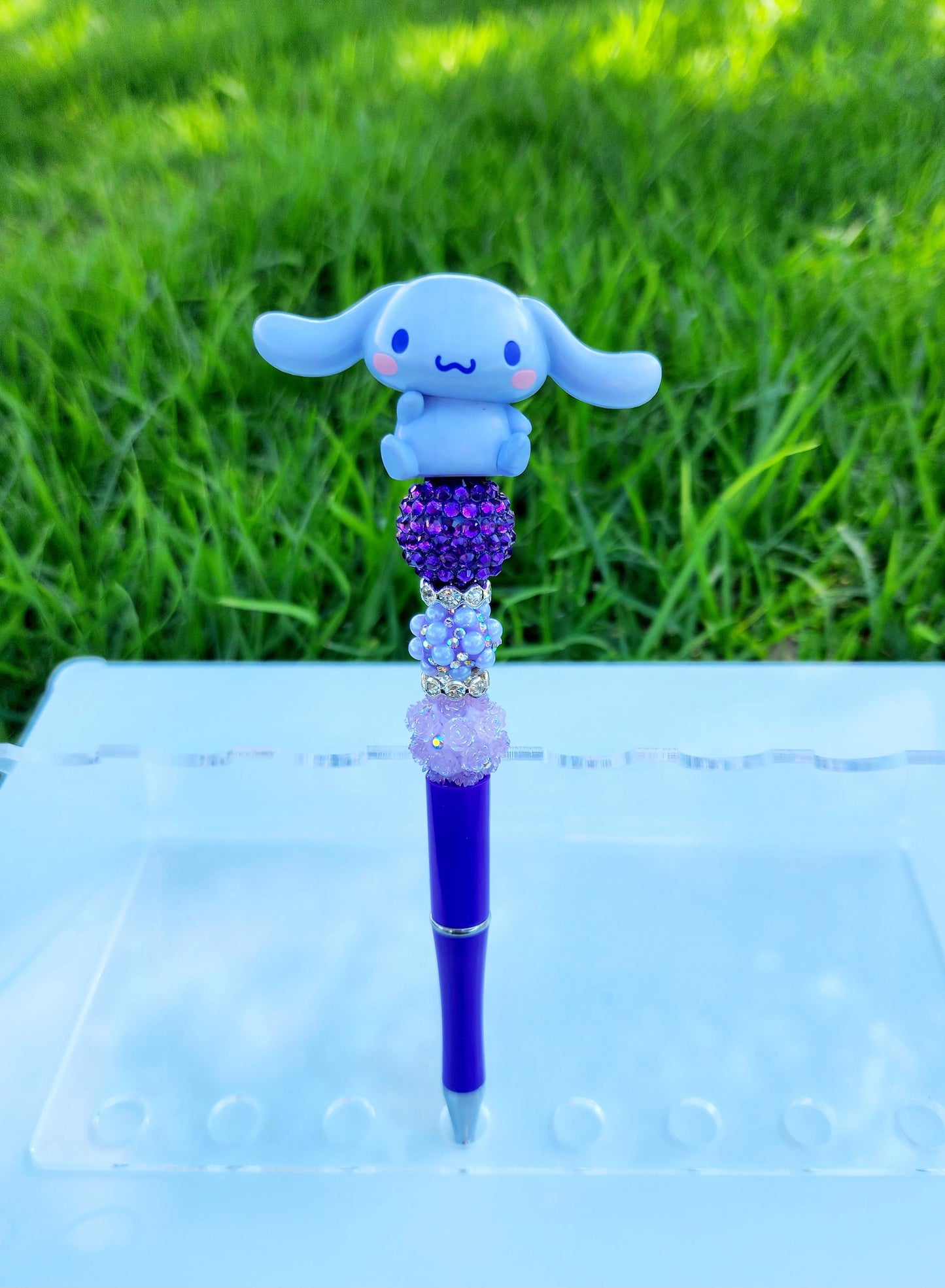 Doorable Pens, Character Pens, Beaded Pens, Gifts, (Kitty Chalk Collection Series)