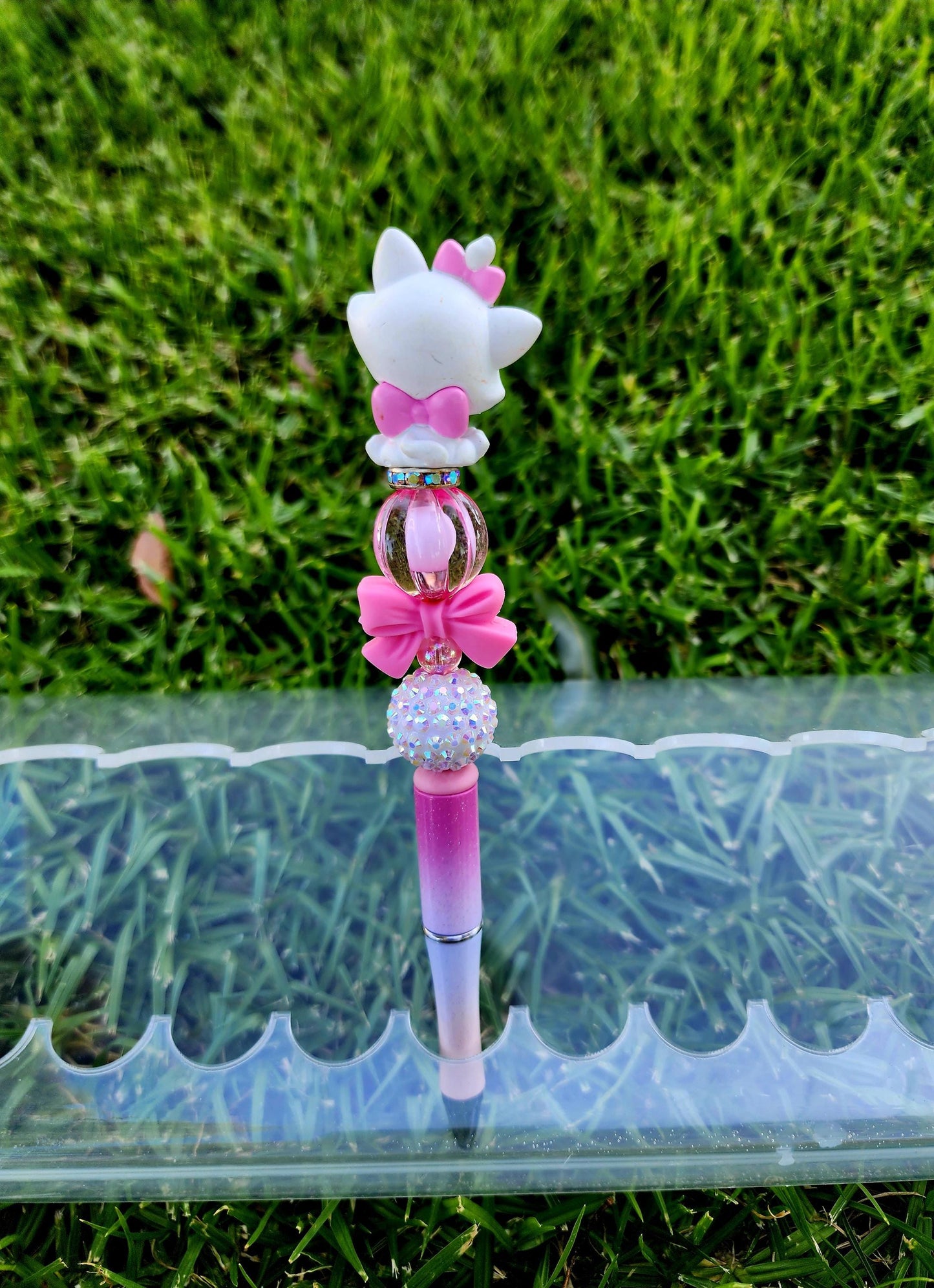 Doorable Pens, Character Pens, Beaded Pens, Gifts, Marie Cat