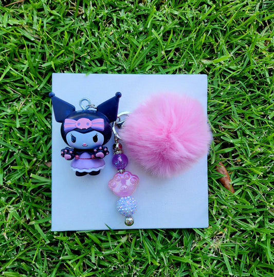 Doorable, Character, Beaded Keychains, Gifts, Kitty, Kuromi