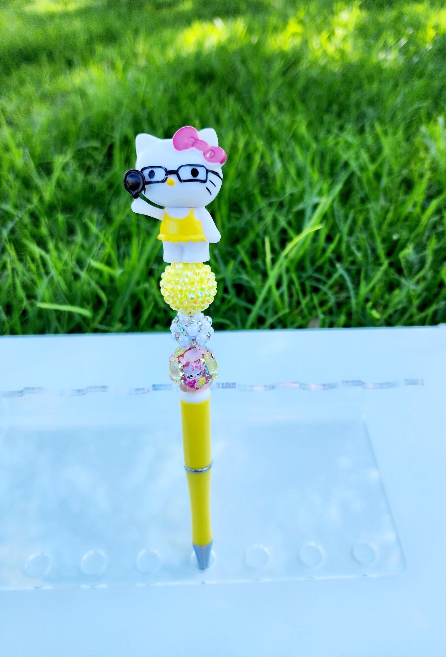 Doorable Pens, Character Pens, Beaded Pens, Gifts, Hello Kitty