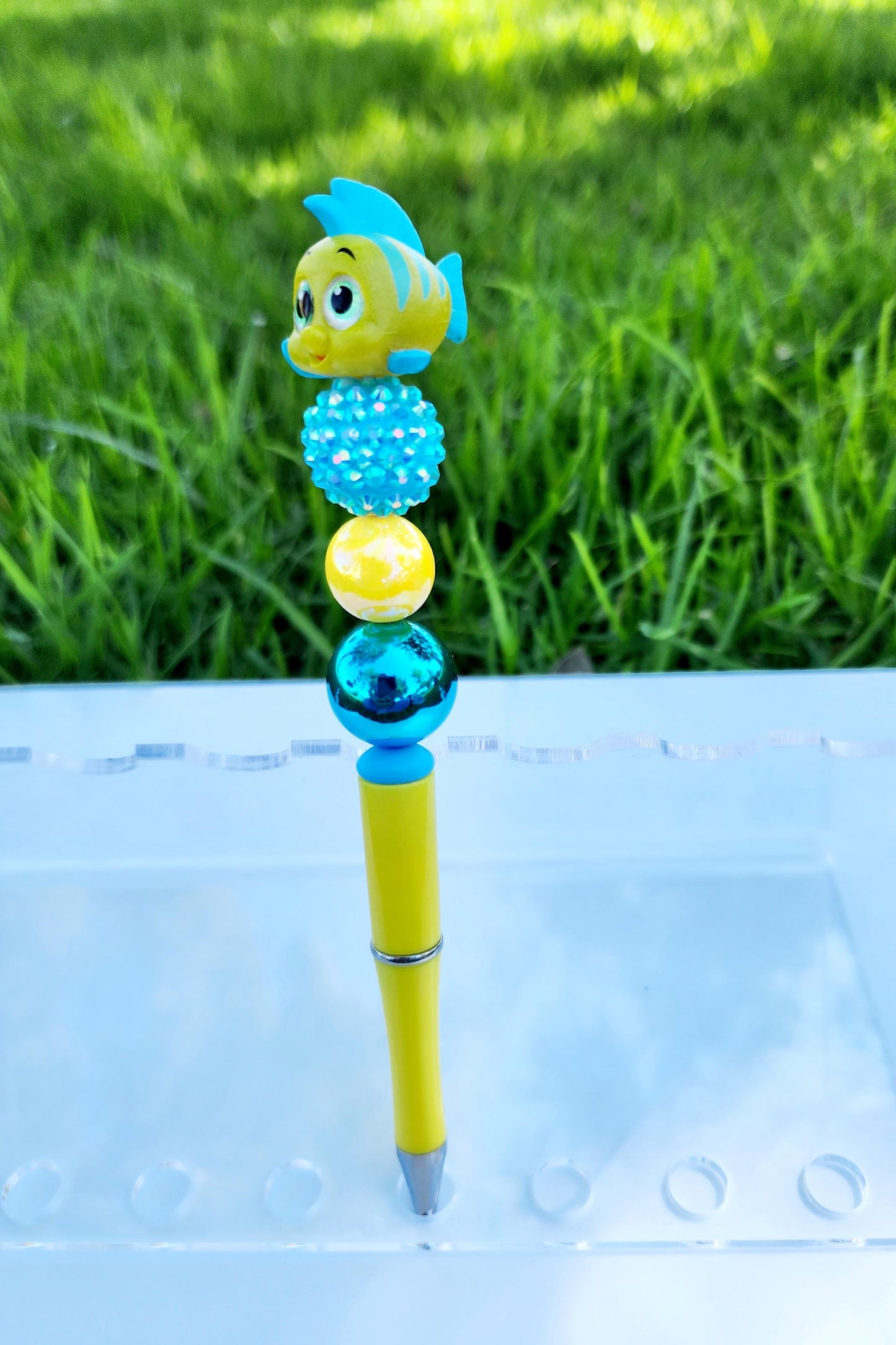 Doorable Pens, Character Pens, Beaded Pens, Gifts, Princess, Cinderella, The little Mermaid, Ariel, Flounder, Sebastian