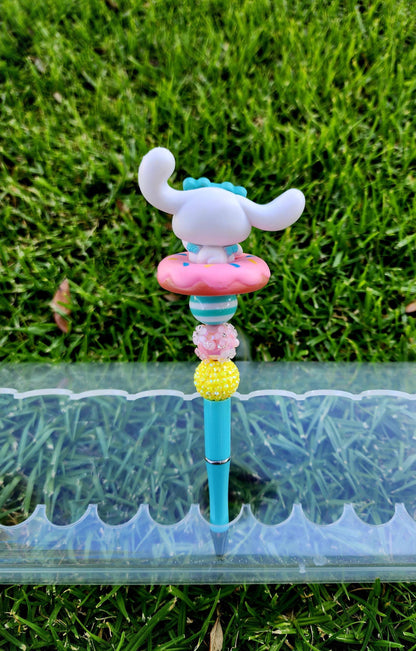 Doorable Pens, Character Pens, Beaded Pens, Gifts, (Kitty, Twins, Cinnamoroll, Kuromi)