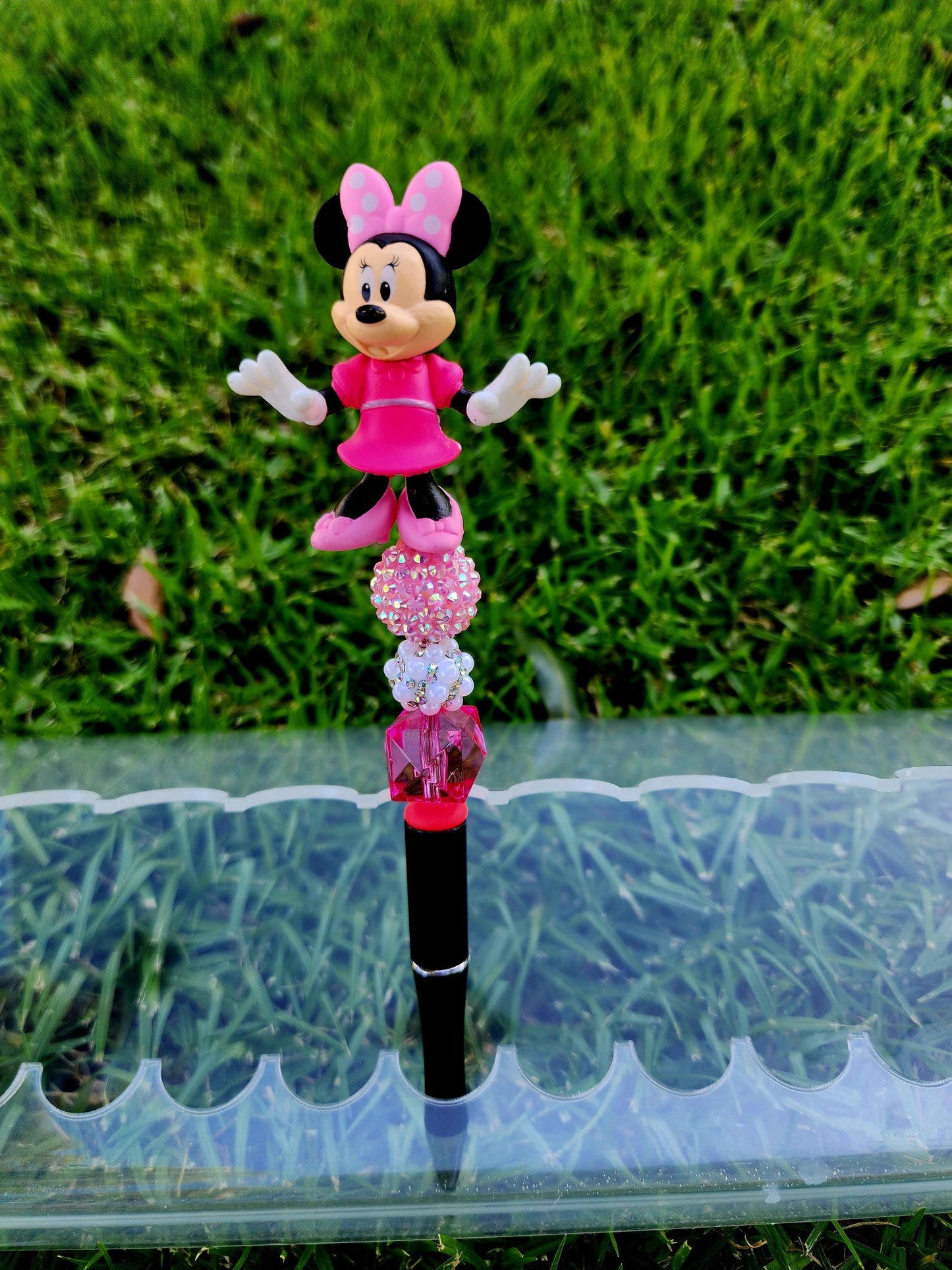Doorable Pens, Character Pens, Beaded Pens, Gifts, Disney, Minnie Mouse