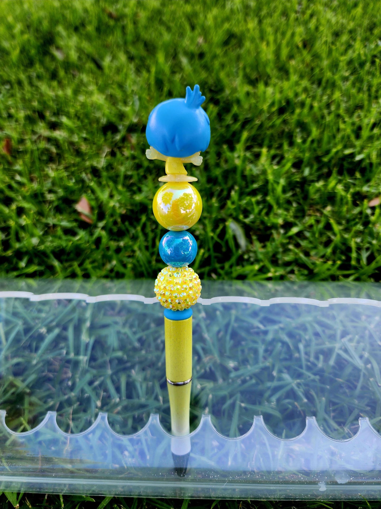 Doorable Pens, Character Pens, Beaded Pens, Gifts, Inside Out, Disgust, Joy, Fear, Sadness