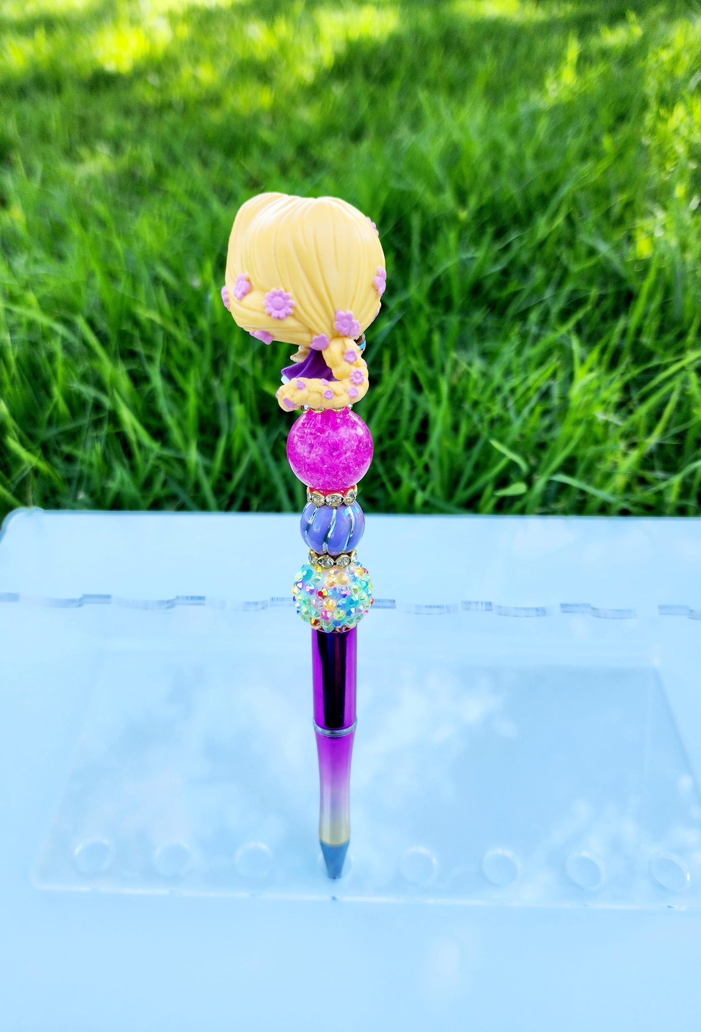 Doorable Pens, Character Pens, Beaded Pens, Gifts, Princess, Cinderella, Rapunzel, Jasmine, Ariel, Tiana, Belle, Disney Funko Pop Minis