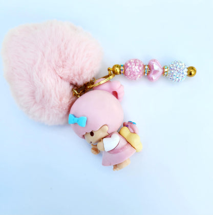 Doorable, Character, Beaded Keychains, Gifts, Kitty, Twins