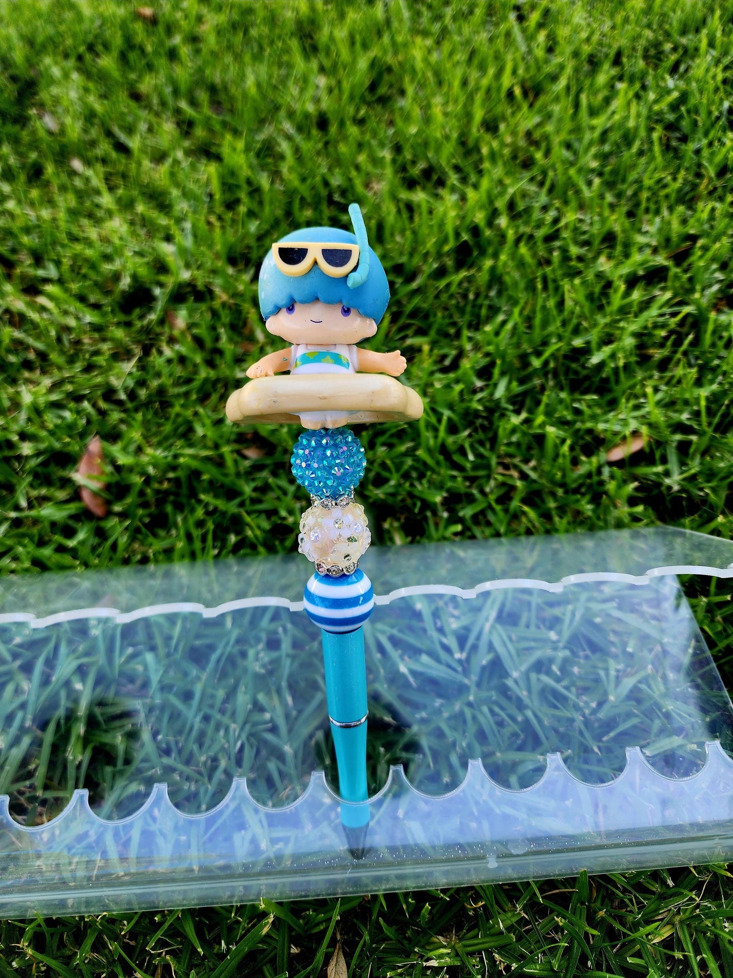 Doorable Pens, Character Pens, Beaded Pens, Gifts, (Kitty, Twins, Cinnamoroll, Kuromi)