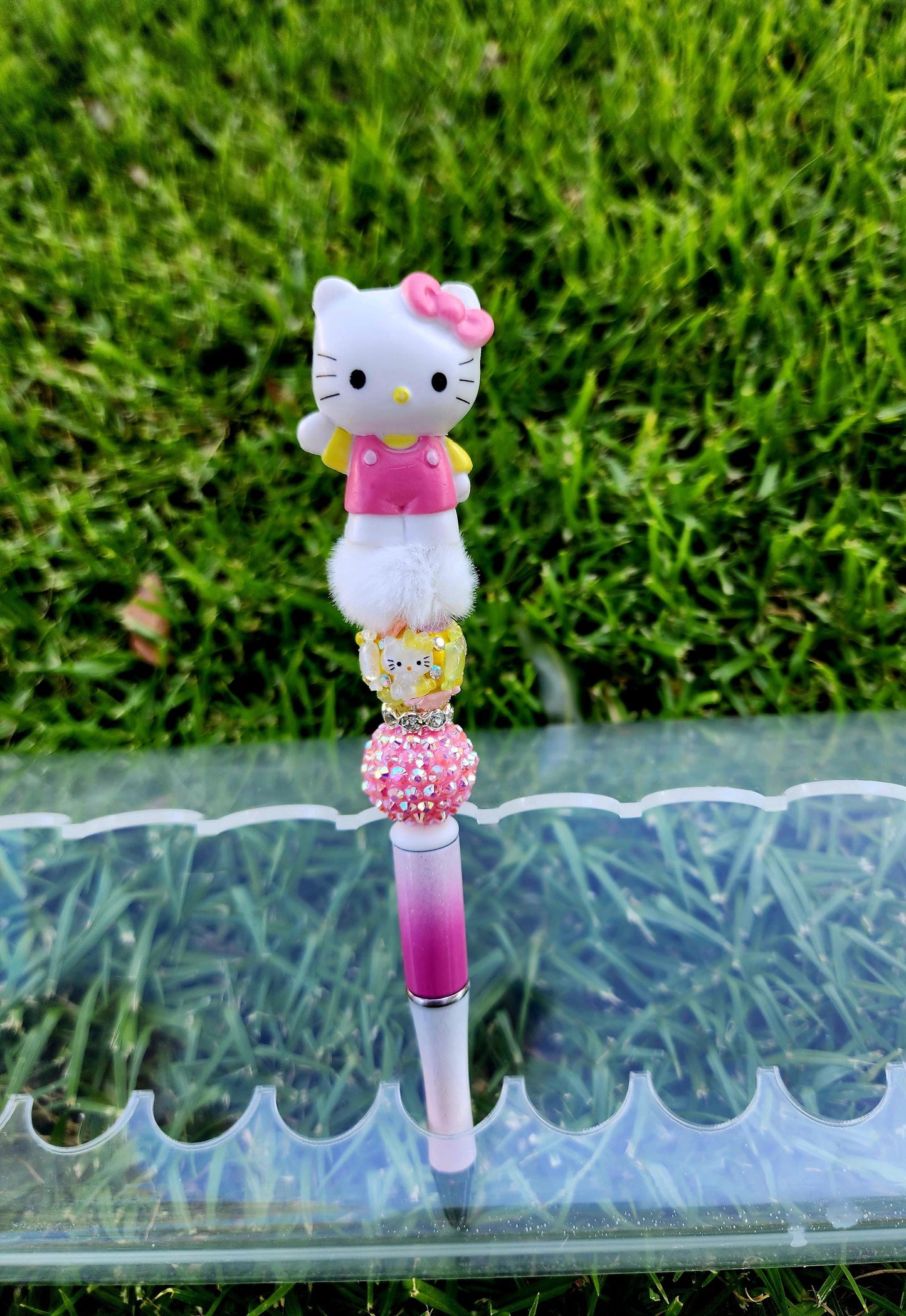 Doorable Pens, Character Pens, Beaded Pens, Gifts, Hello Kitty