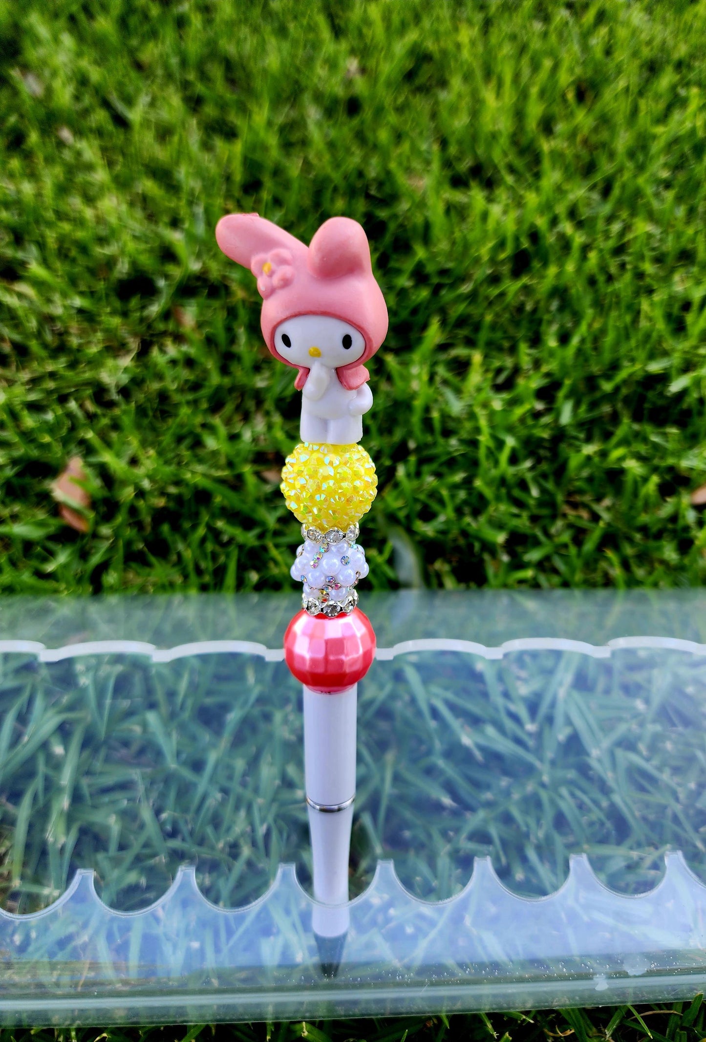Doorable Pens, Character Pens, Beaded Pens, Gifts, (Kitty, Melody)