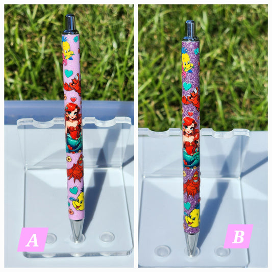 UV DTF Character Pens, Gifts, little mermaid ariel