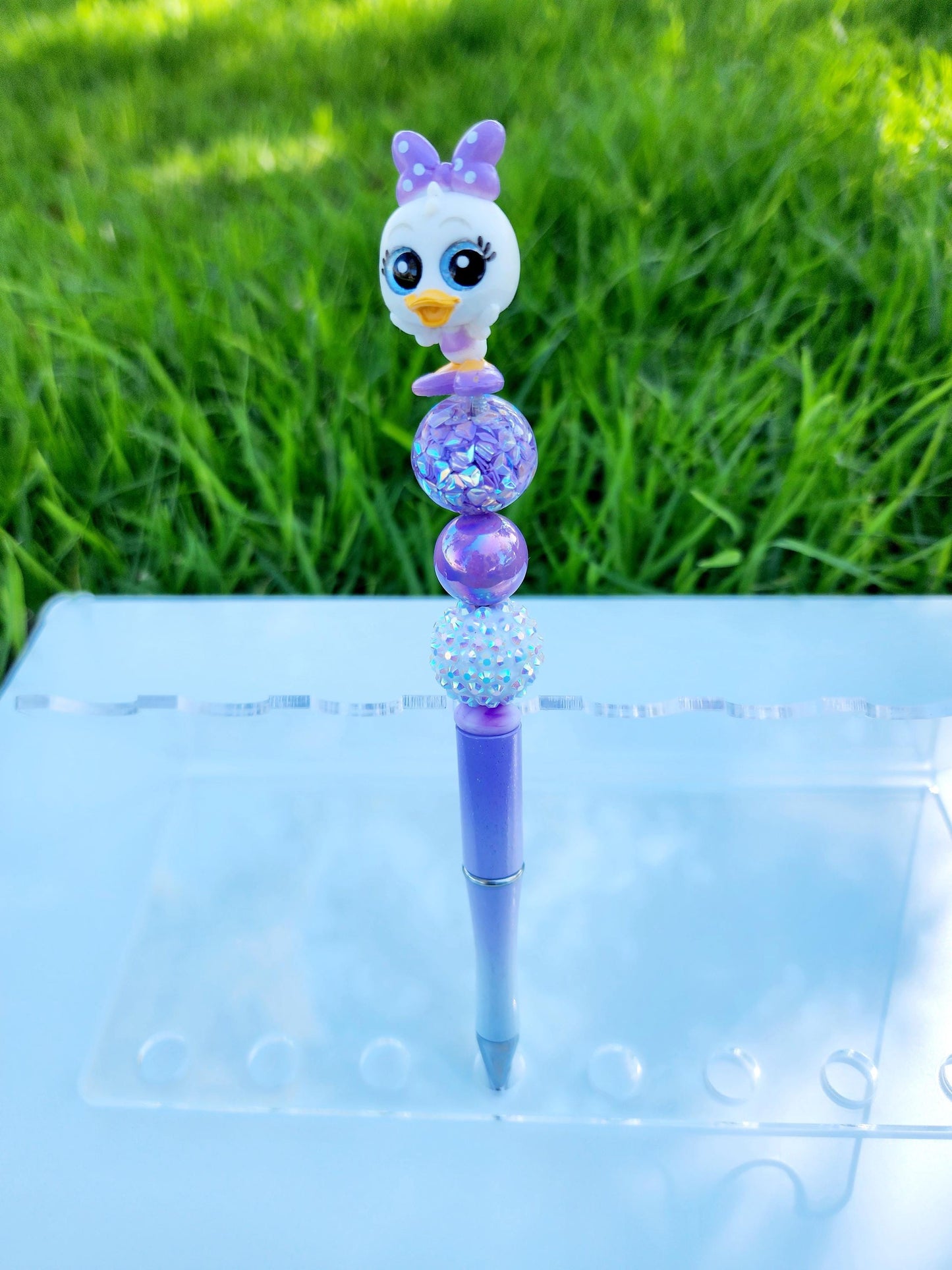 Doorable Pens, Character Pens, Beaded Pens, Gifts, Daisy, Donald Duck
