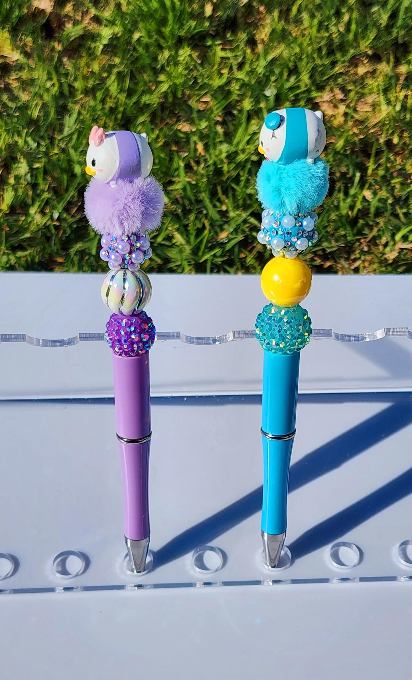 Mini tsum tsum pens, Doorable Pens, Character Pens, Beaded Pens, Gifts daisy donald duck