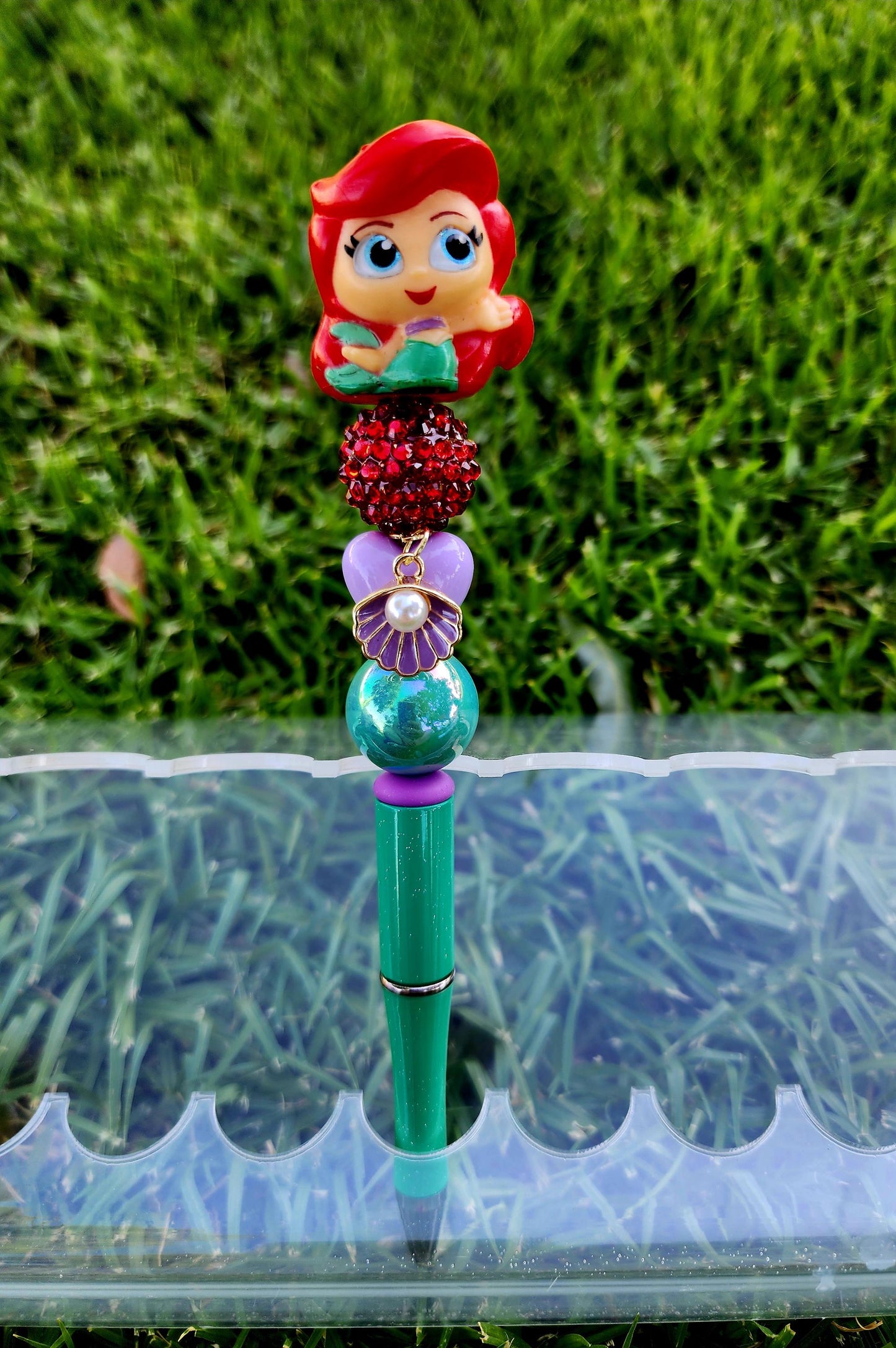 Doorable Pens, Character Pens, Beaded Pens, Gifts, Princess, Cinderella, The little Mermaid, Ariel, Ursula