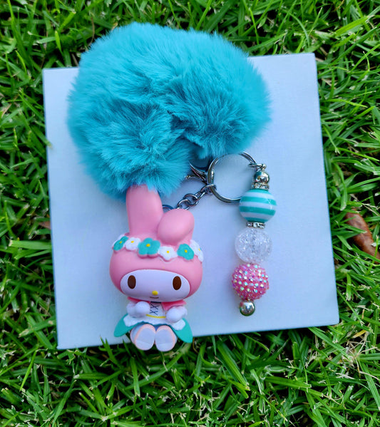 Doorable, Character, Beaded Keychains, Gifts, Kitty, Melody