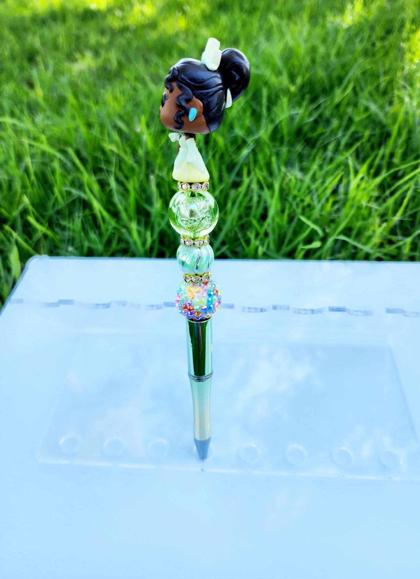 Doorable Pens, Character Pens, Beaded Pens, Gifts, Princess, Cinderella, Rapunzel, Jasmine, Ariel, Tiana, Belle, Disney Funko Pop Minis