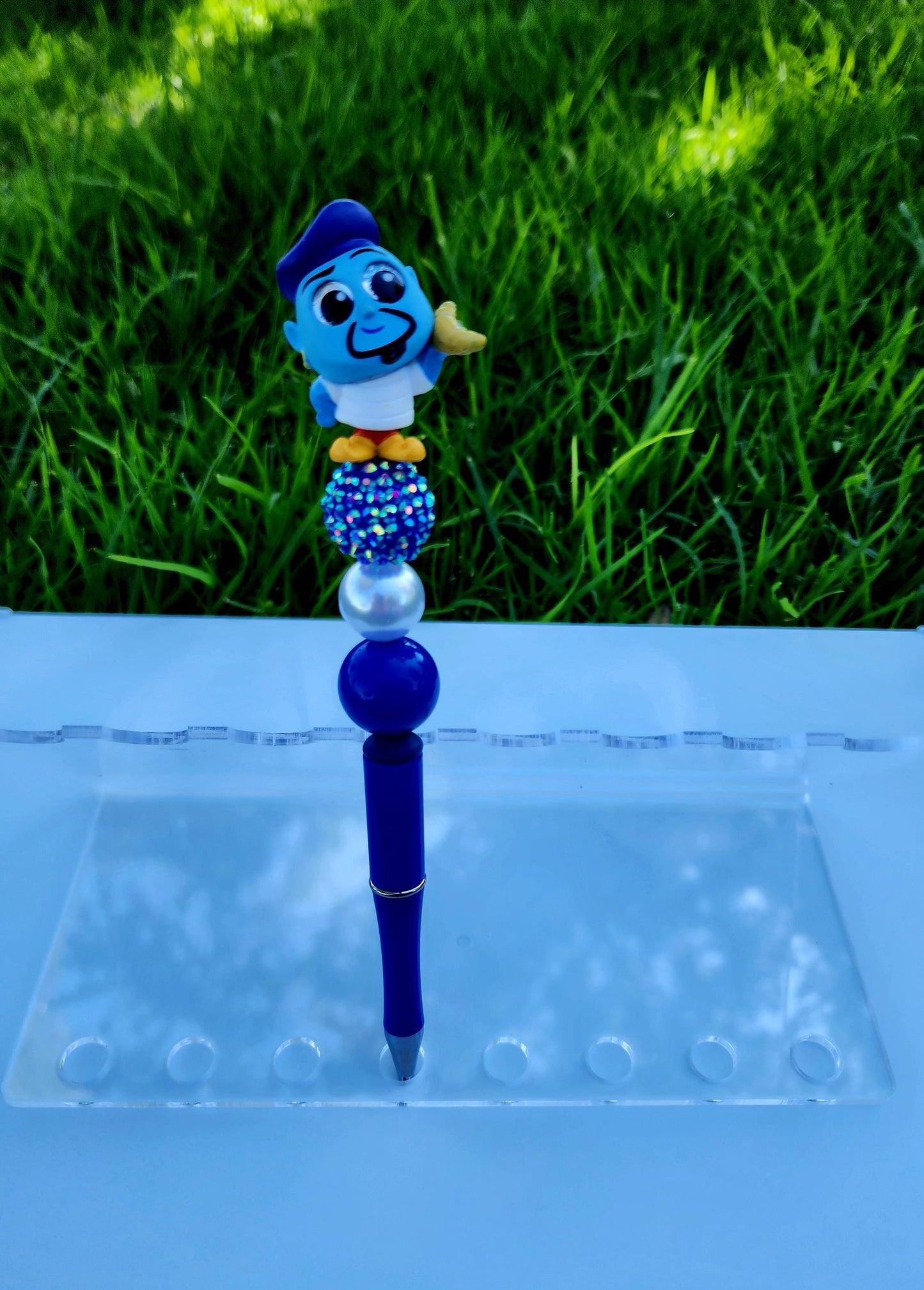 Doorable Pens, Character Pens, Beaded Pens, Gifts, Aladdin, Jasmine, Genie