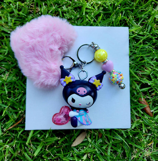 Doorable, Character, Beaded Keychains, Gifts, Kitty, Kuromi