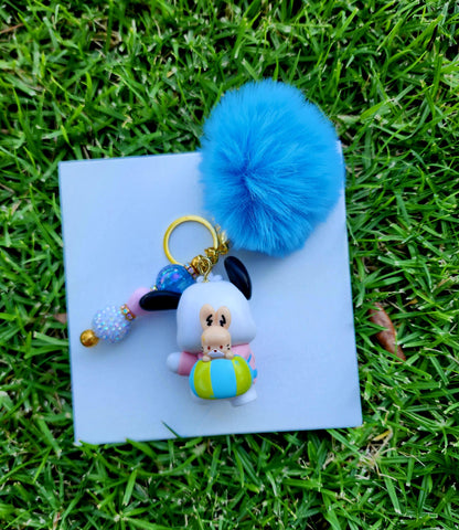 Doorable, Character, Beaded Keychains, Gifts, Kitty, Pochacco
