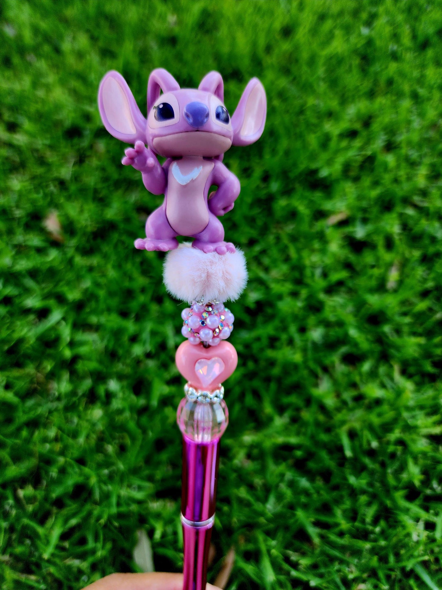 Doorable Pens, Character Pens, Beaded Pens, Gifts, Stitch, Angel