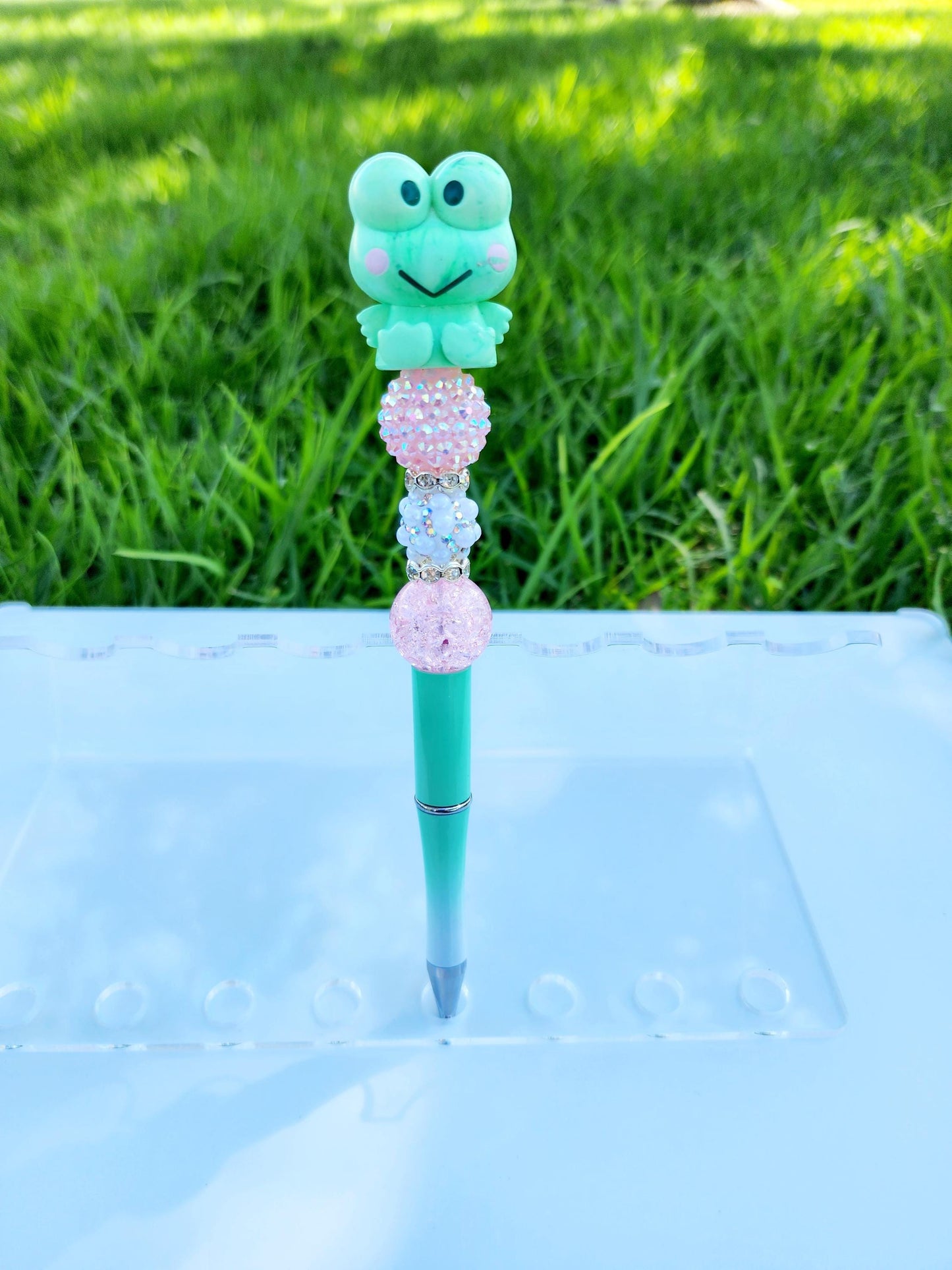 Doorable Pens, Character Pens, Beaded Pens, Gifts, (Kitty Chalk Collection Series)