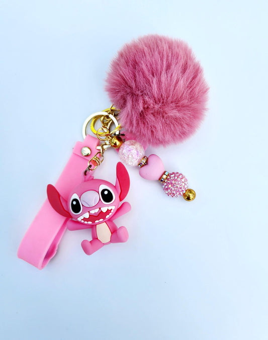 Doorable, Character, Beaded Keychains, Gifts, Stitch, Angel