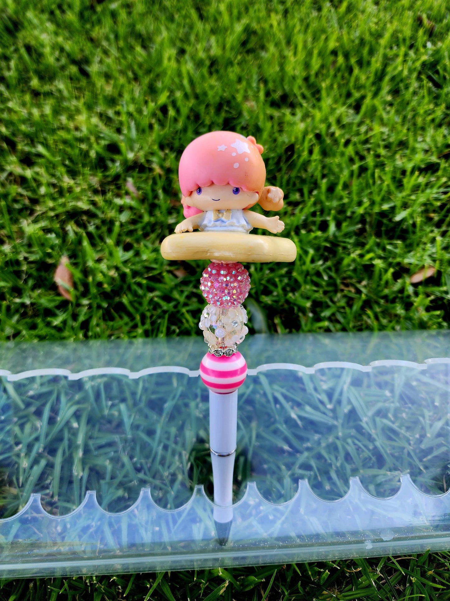 Doorable Pens, Character Pens, Beaded Pens, Gifts, (Kitty, Twins, Cinnamoroll, Kuromi)