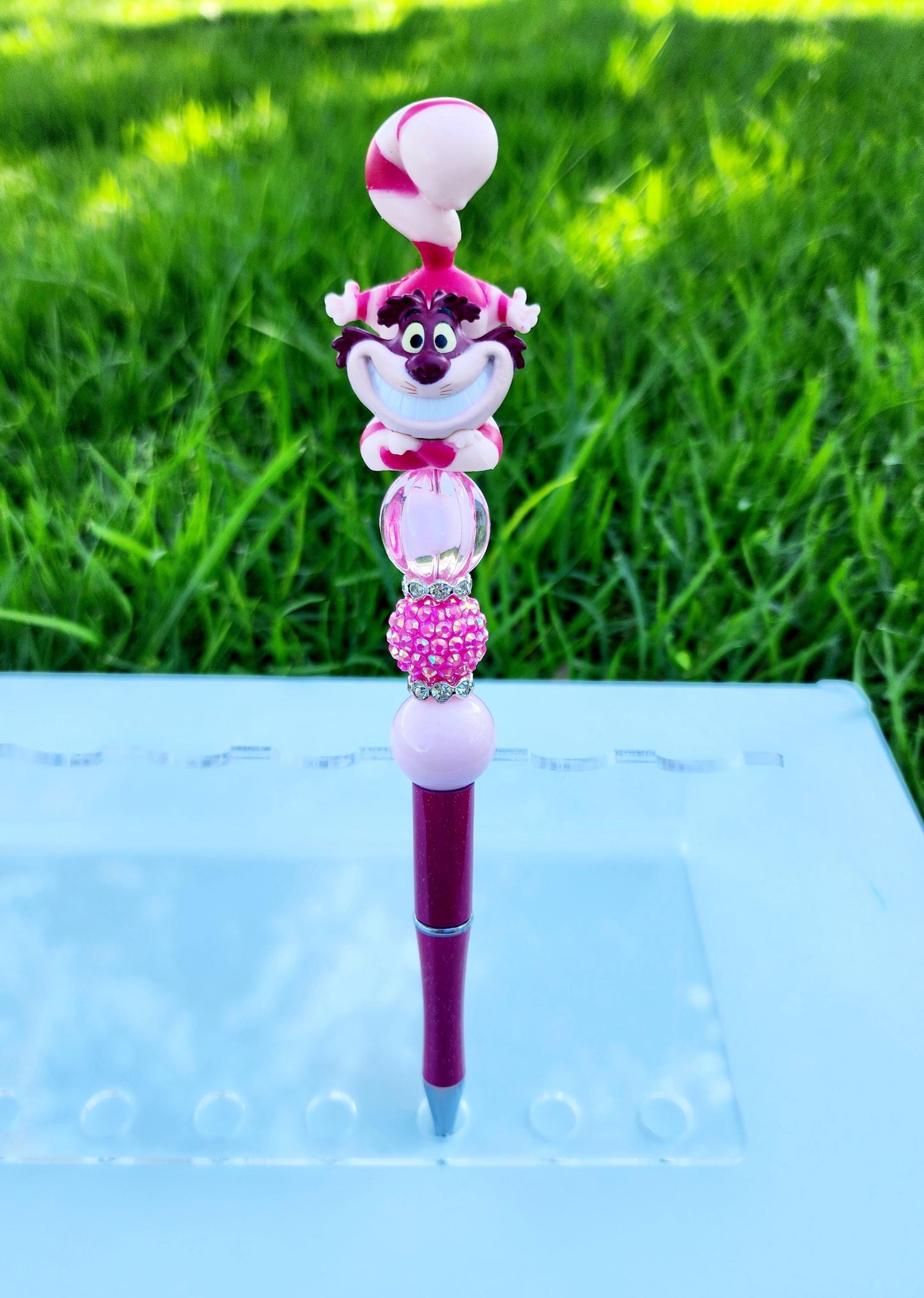 Doorable Pens, Character Pens, Beaded Pens, Gifts, Alice in Wonderland, Cat