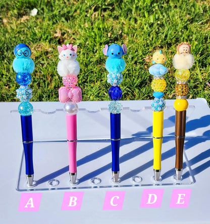 Mini tsum tsum pens, Doorable Pens, Character Pens, Beaded Pens, Gifts