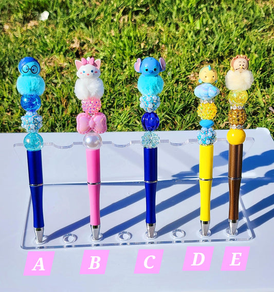 Mini tsum tsum pens, Doorable Pens, Character Pens, Beaded Pens, Gifts