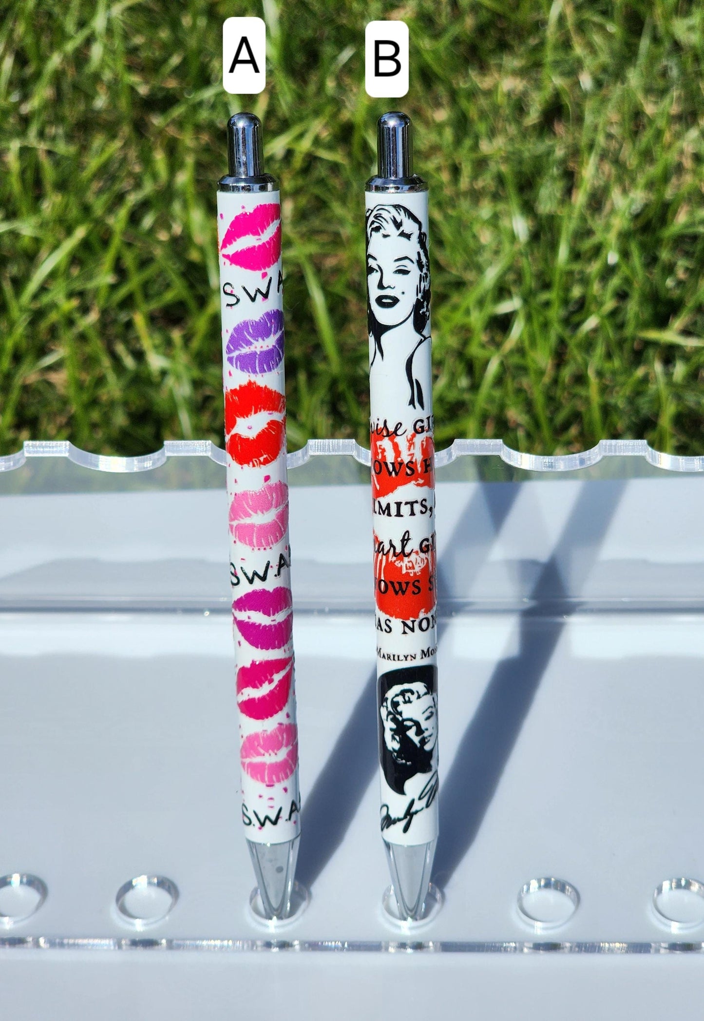 UV DTF Character Pens, Gifts, Marylin Monroe, Kiss
