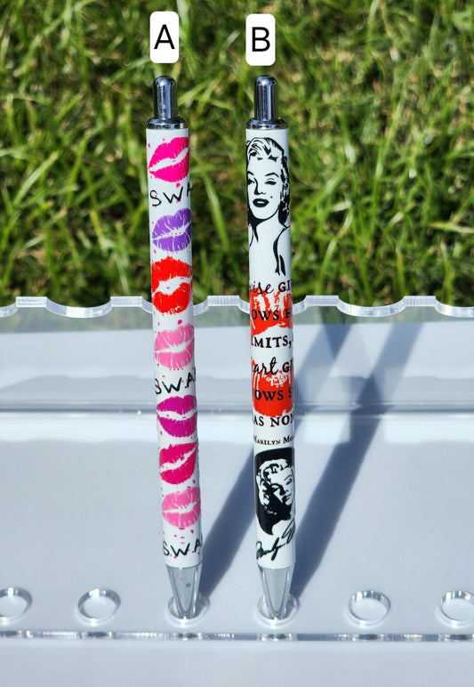 UV DTF Character Pens, Gifts, Marylin Monroe, Kiss