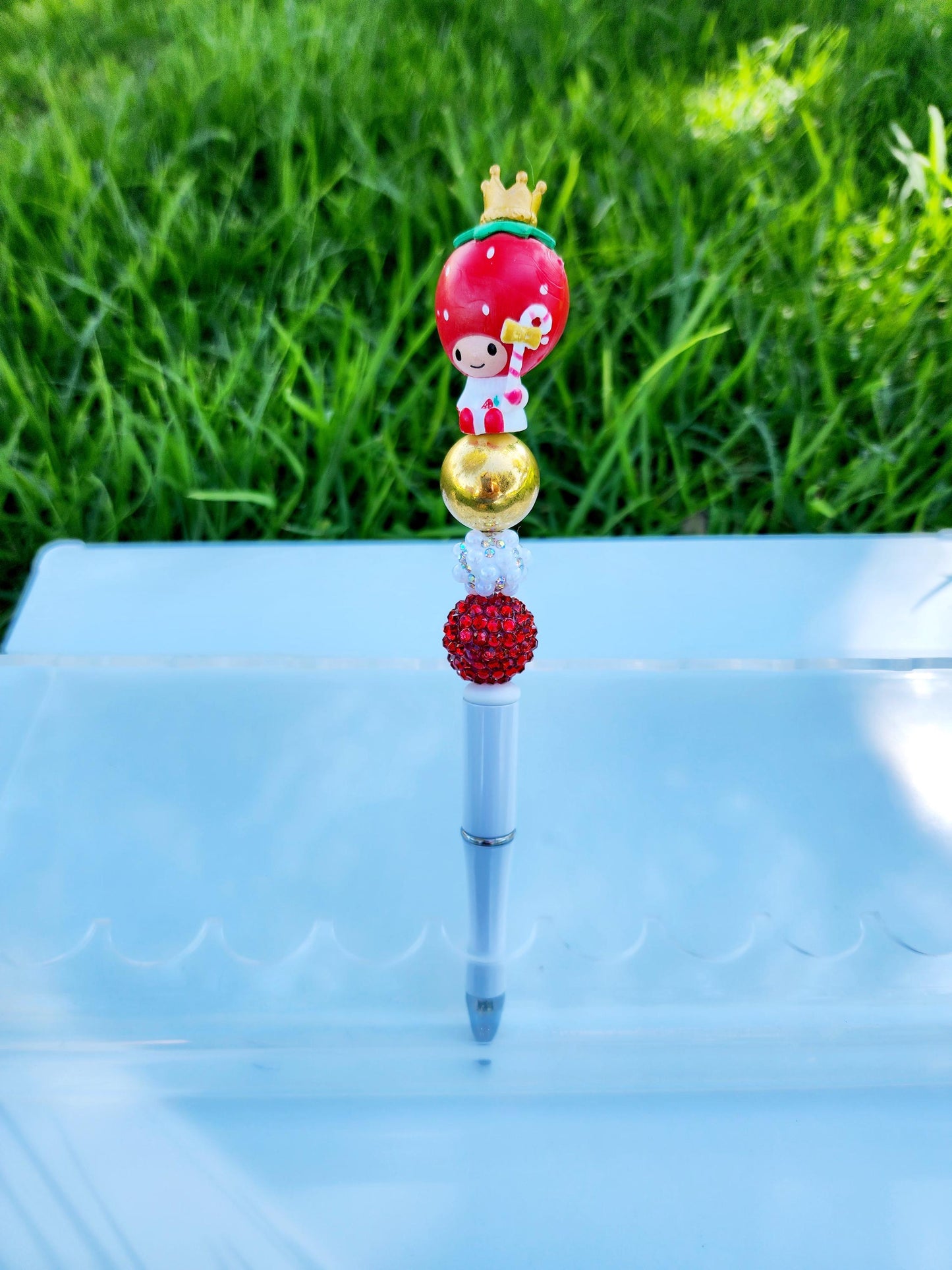 Doorable Pens, Character Pens, Beaded Pens, Gifts, (Kitty, Kuromi, Cinnamoroll, Melody, Pompom)