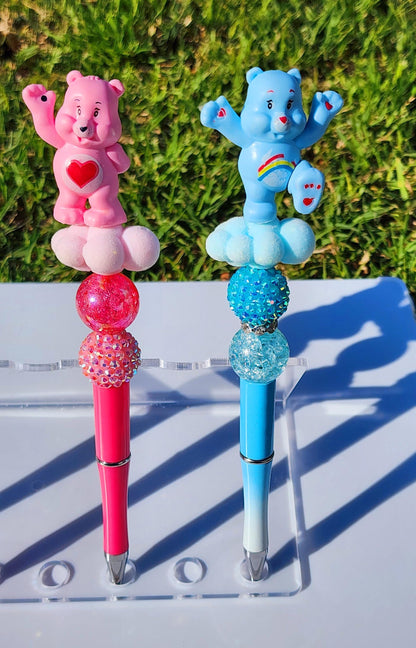 Doorable Pens, Character Pens, Beaded Pens, Gifts, care bears