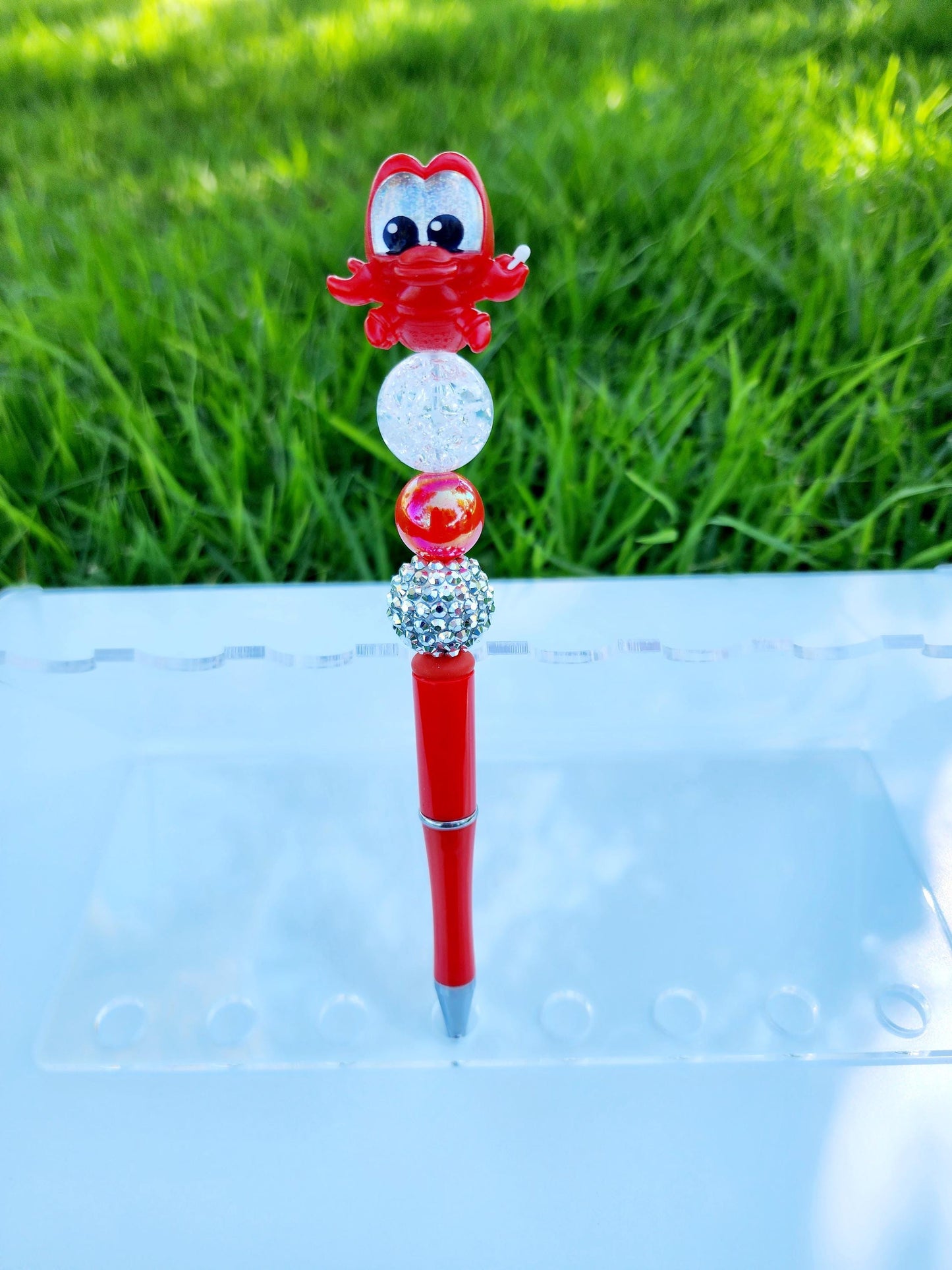Doorable Pens, Character Pens, Beaded Pens, Gifts, Princess, Cinderella, The little Mermaid, Ariel, Flounder, Sebastian