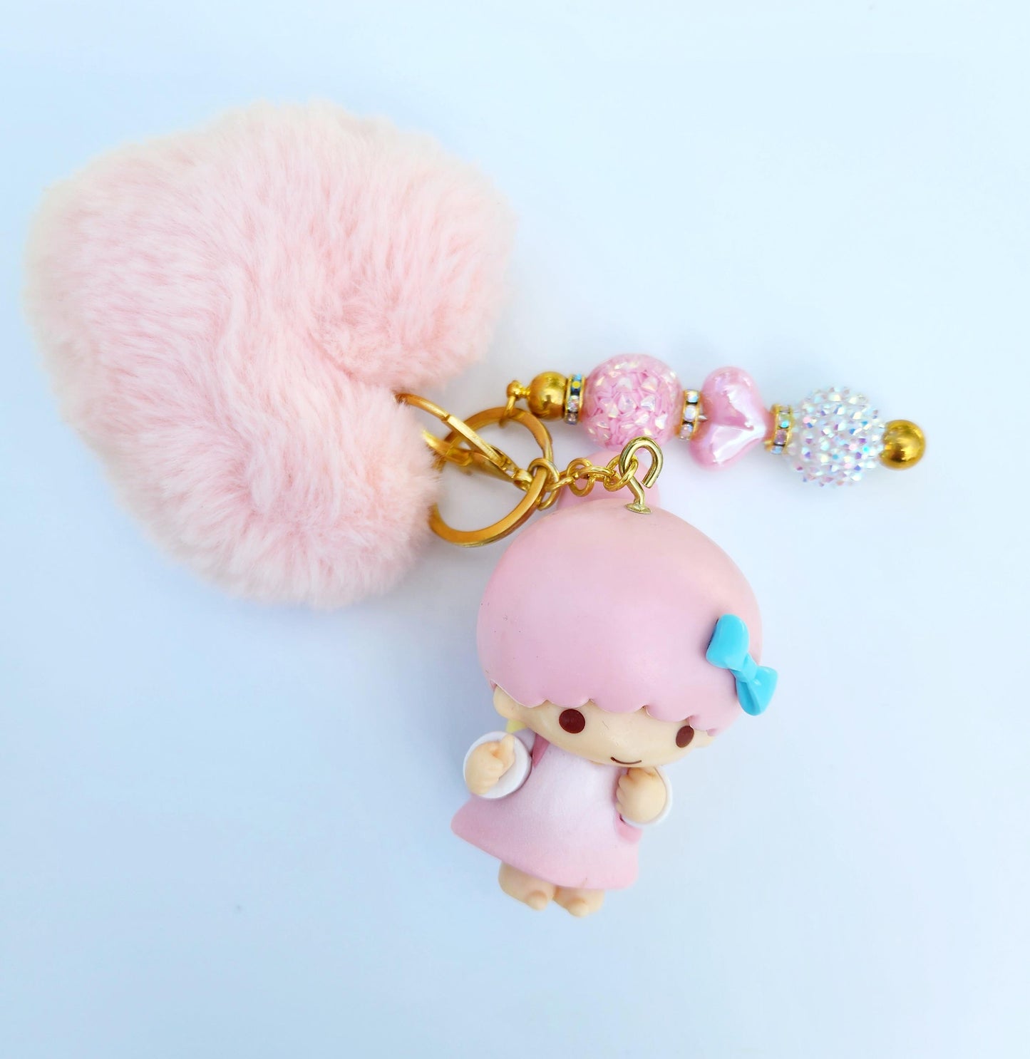 Doorable, Character, Beaded Keychains, Gifts, Kitty, Twins