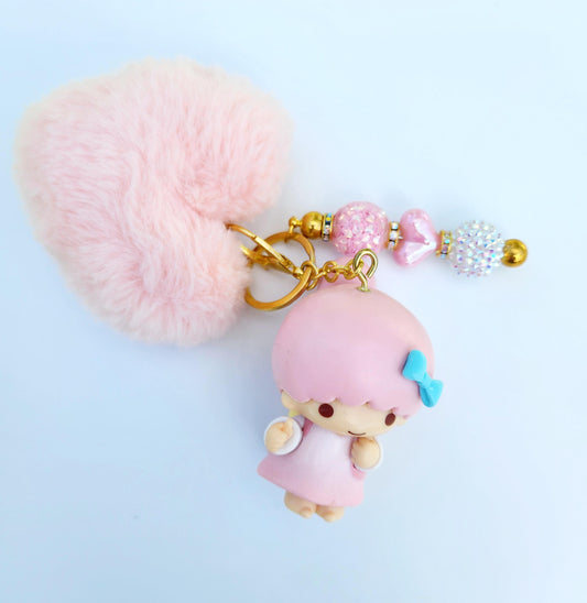 Doorable, Character, Beaded Keychains, Gifts, Kitty, Twins